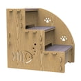 thumbnail image 2 of CBFFDC Three-step Pet Stairs For Beds And Sofas Convenient Pet Ladder Detachable Easy to Install Three step Ladder for Dogs Cats, 2 of 4