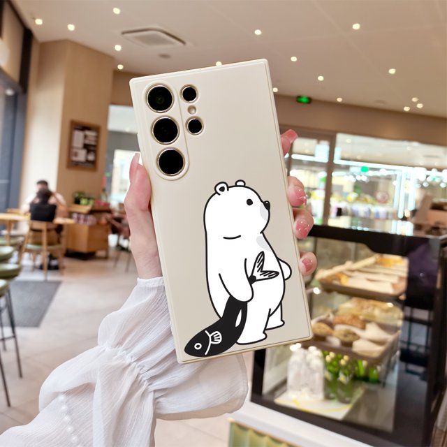 Agregue un toque de diversión a su iPhone con esta creativa y elegante funda de TPU con estampado de dibujos animados