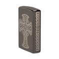 thumbnail image 3 of Zippo 48614 Black Ice Celtic Cross Design Windproof Pocket Lighter, 3 of 6