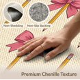 thumbnail image 6 of ODIKA 6'x9' Washable Area Rug Non-Slip, Easy Care, Back To School Bow Motif Educational Decor Structured Layout for Family Room, Living Room, Master Bedroom, 6 of 7