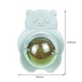 thumbnail image 1 of Catnip Ball Pets Gato Oso Caracol Lamiendo Bolas Dientes Limpieza Juguete (Gris) Sywqhk Libre de BPA, 1 of 9