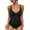 Black, variant on vigerkar Women's Tummy Control One Piece Swimsuits Long Torso Halter Bathing Suit 1 Piece Swimwear Red, L