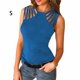 thumbnail image 5 of Chaleco Casual Qarigey Cintura alta Sin mangas Azul S AP011123-11, 5 of 6