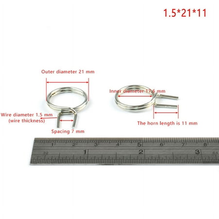 

TOP-helper 3Pcs Door Handle Springs Door Lever Knob Latch Replacement Coil Torsion Spring