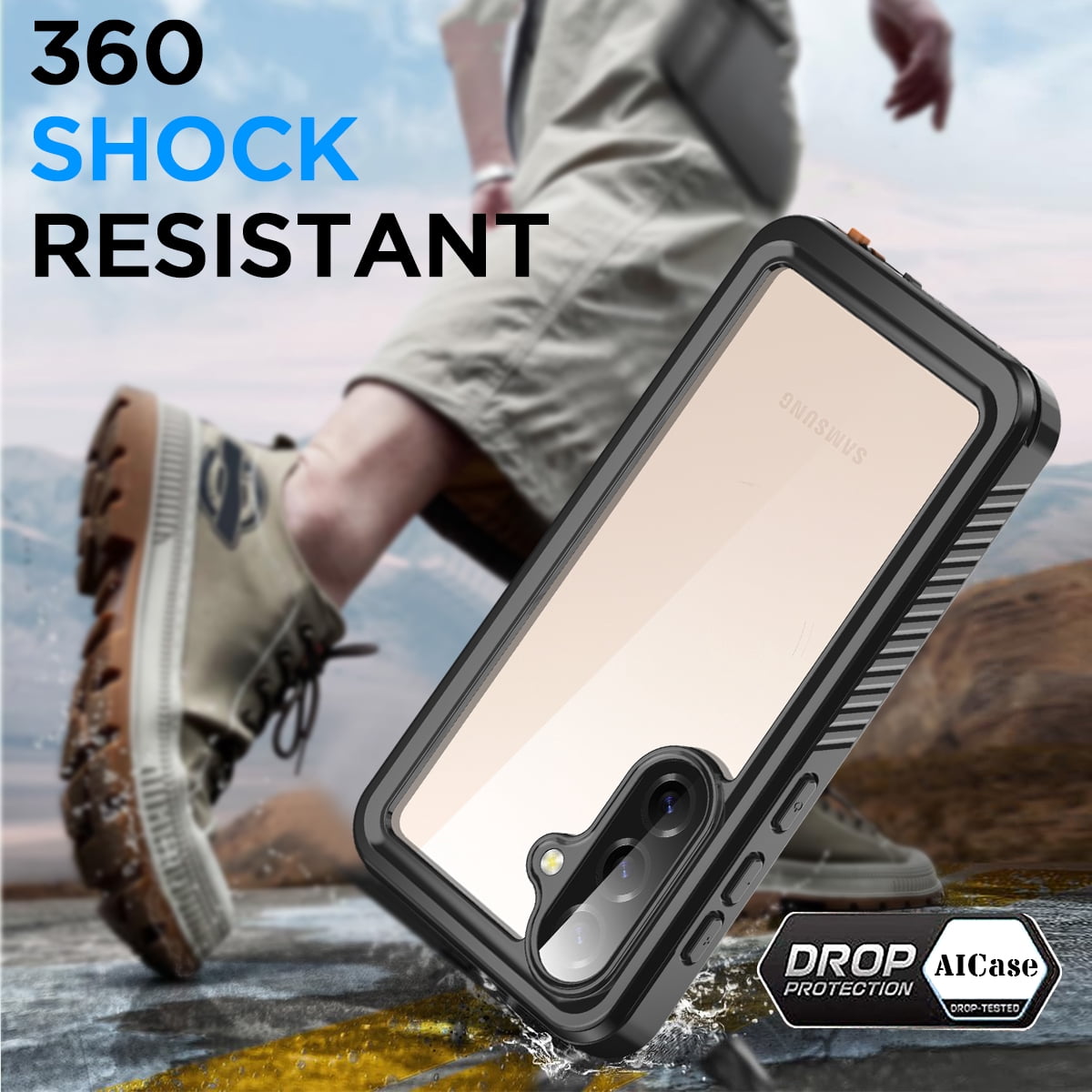 AICase Waterproof Case For Samsung Galaxy S26+ Plus Military Shockproof Heavy Duty Cover