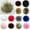 Random Color, variant on Naierhg 2Pcs 14cm/16cm Soft Faux Fur PomPom DIY Car Handbag Keychain Fluffy Ball Pendant