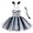 Grey, variant on Girls Leopard Cow Animal Performance Tutu Dress for Party Play White,3-4 Years