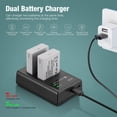 thumbnail image 4 of Batería FirstPower LP-E5 1900 mAh (paquete de 2) con cargador doble, 4 of 7