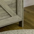 thumbnail image 4 of Gray Farmhouse Storage Chest, 30" Lift-Top Blanket Box with Safety Hinge for Bedroom & Living Room, 4 of 9