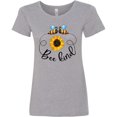 thumbnail image 3 of Inktastic Bee Kind Bees and Sunflower Women's T-Shirt, 3 of 5