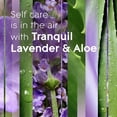thumbnail image 4 of Glade Candle Tranquil Lavender & Aloe Scent, 3-Wick, 6.8 oz (193 g), 1 Count, Fragrance Infused with Essential Oils, Notes of French Lavender, Aloe, Violet Petals, Lead-Free Wick Scented Candles, 4 of 16