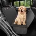thumbnail image 4 of Cubierta de asiento de coche para mascotas Zulema Negro 137 cm x 147 cm, 4 of 8