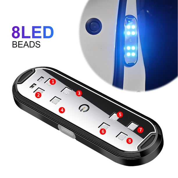 Luces Puerta Abiertas Automáticas Advertencia Coche 1/2 Uds LED Anticolisión Colorida