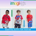 thumbnail image 3 of Marvel Spider-Man T-Shirt and French Terry Shorts Outfit Set Logo Toddler to Big Kid, 3 of 5