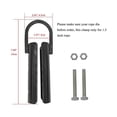 thumbnail image 1 of Climbing Rope Clamp,Rope Climb Workout Rig Attachment Hook for 1.5 Inch Rope Clasp Fitness Equipment Strength Training, 1 of 7