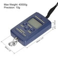 thumbnail image 2 of Uxcell Electronic Digital Handle Spring Scale 40000g/10g Portable Hanging Balance Weight ABS Blue, 2 of 5