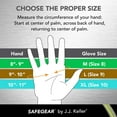 thumbnail image 5 of SAFEGEAR Nitrile Gloves Large, 1 Pair - EN388 & ANSI Level A7 Cut-Resistant Black Nitrile/Steel Fiber & Lime Green Elastic Work Gloves for Men and Women, Touchscreen Capable, 5 of 5