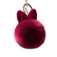 thumbnail image 1 of Sonducket Llavero de felpa con colores vibrantes, accesorio portátil y adorable, llavero con colgante de pompón Ropa, zapatos y accesorios Miscelánea Vino rojo, 1 of 6