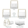 thumbnail image 4 of Storkcraft Orchard 5-in-1 Convertible Baby Crib, White with Driftwood, 4 of 14