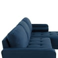 thumbnail image 5 of Lifestyle Solutions Jareth Sofa Chaise Sectional in Navy Woven Fabric, 5 of 5