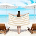 thumbnail image 4 of Toalla de playa de microfibra – Terciopelo de doble cara, secado rápido, suave, absorbente y sin arena, ideal para viajes, piscina, natación o acampada., 4 of 6