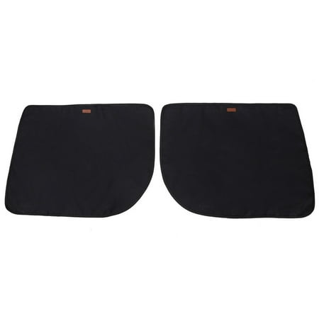 Tinymills 2PCS Pet Dog Seat Cover Car Front&Rear Door Panel Protector Scratch Guard for (Best Dog Guard For Car)