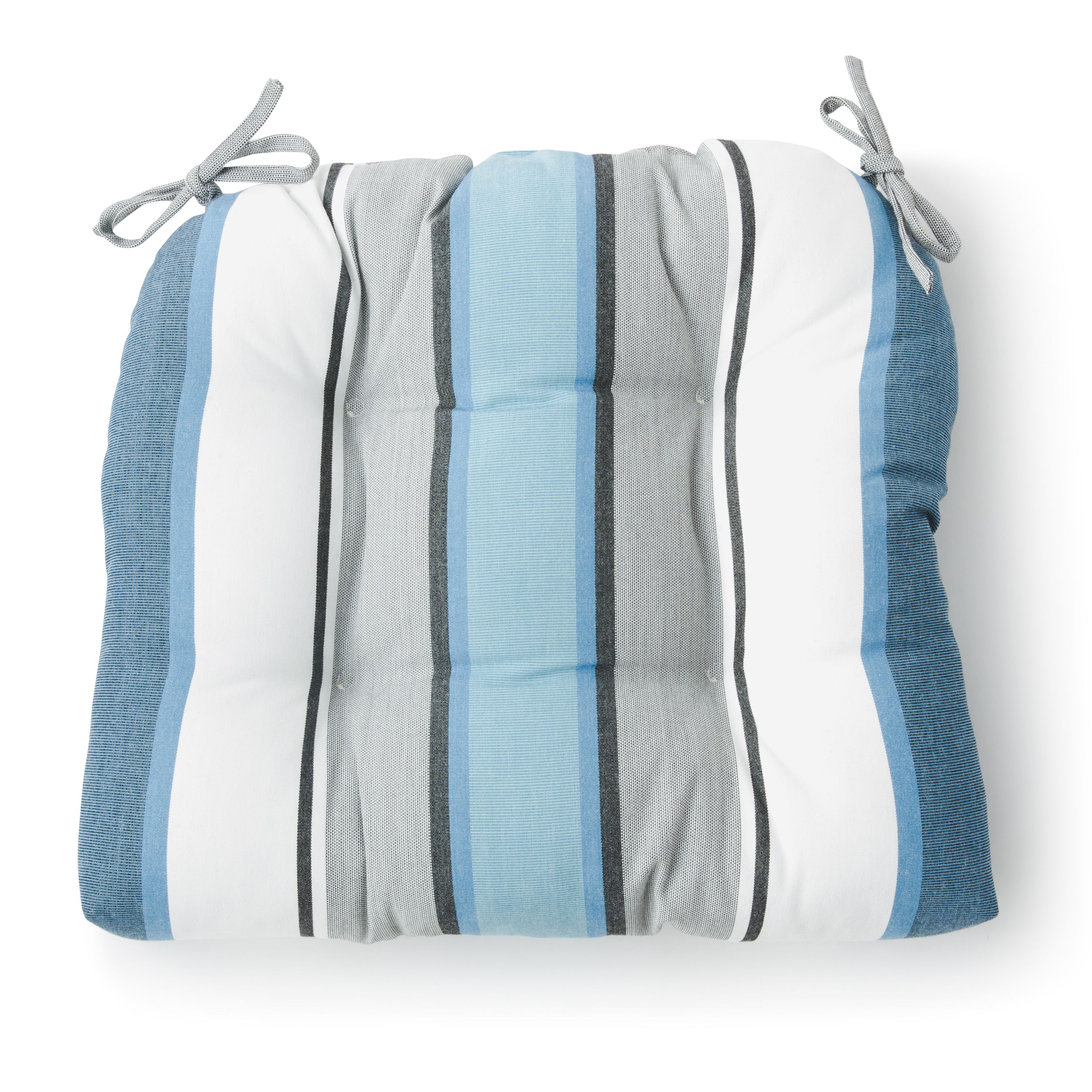 Better Homes & Gardens 18" Striped Outdoor Wicker Seat Cushions