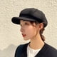 thumbnail image 2 of Boina negra para niños, fina, de invierno, estilo británico, retro, otoño e invierno, estilo japonés, coreano, pintor, repartidor de periódicos, gorra octogonal, 2 of 6