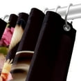 thumbnail image 5 of Floral Animal Waterproof Shower Curtain Set with Hook, Printed Design for Bathroom Decoration - Includes Shower Curtains and Bathroom Curtains, 5 of 5