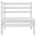 thumbnail image 5 of vidaXL Garden Lounge Set White Solid Pinewood 3 Piece Set Modular, 5 of 8