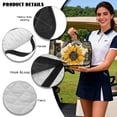 thumbnail image 6 of Psesaysky Golf Cart Seat Covers, Golf Cart Seat Towel Blanket with Handle, Foldable, Soft and Comfortable, Suits EZGO, Yamaha, Club Car and Other 2-Seat Carts, 51"x 30.3", Vintage Sunflower Checkered, 6 of 8