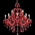 thumbnail image 1 of Coral Reef Dr 12-Lights Red Chandelier, 1 of 1
