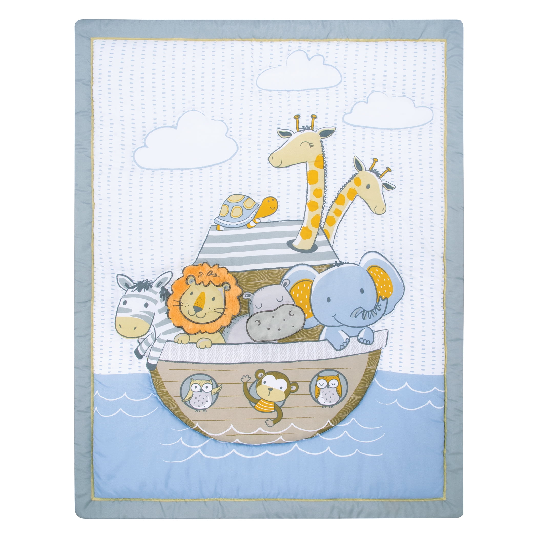 noah's ark crib bedding