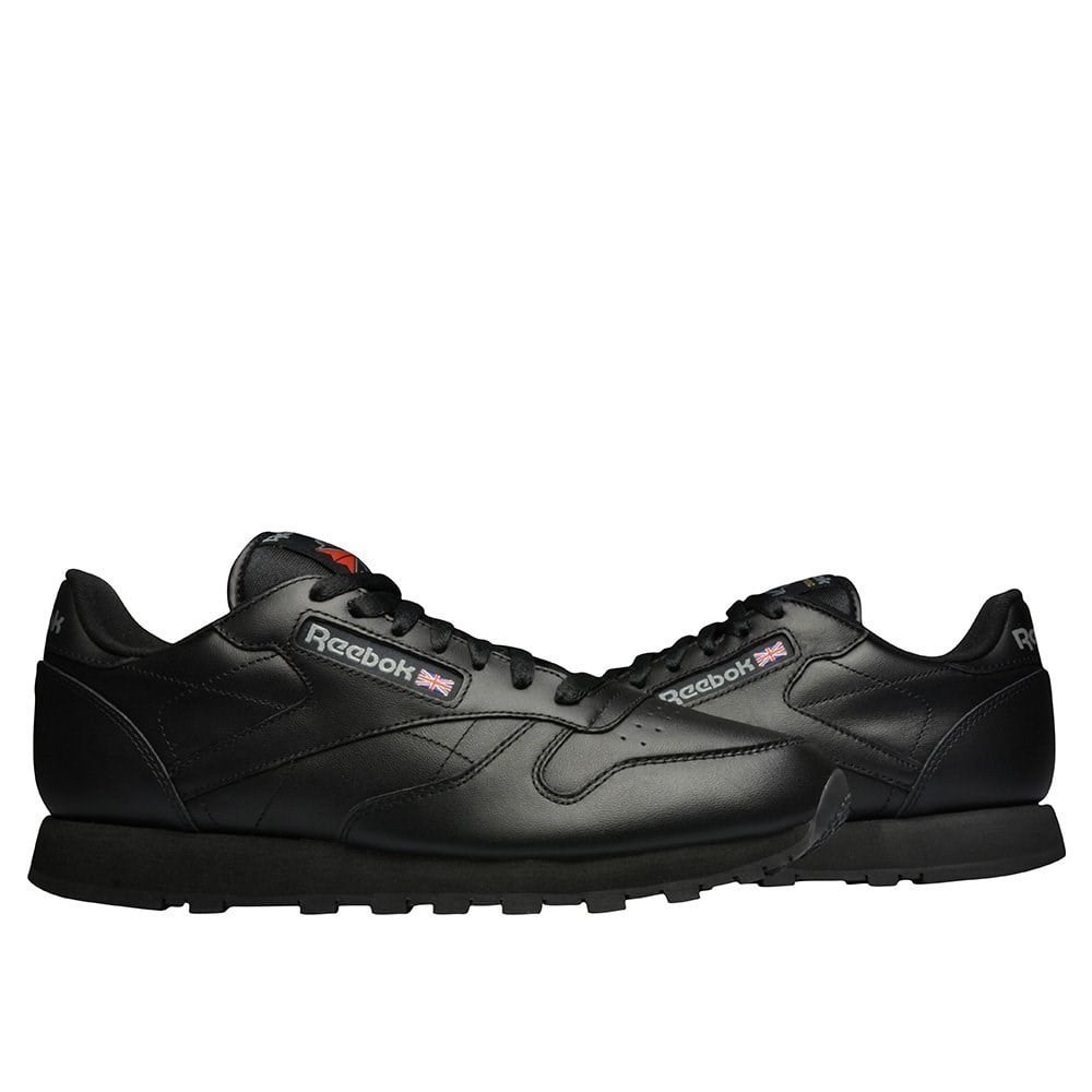 Black reebok classic leather discount
