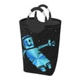 thumbnail image 1 of XMXY Cartoon Blue Astronaut Robot Rectangular Laundry Basket Organizer , Collapsible Folding Tall Clothes Hampers For Laundry With Handles, 1 of 6