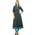 thumbnail image 6 of Bimba Cotton Anarkali Kurti Designer Ethnic Flared Kurta Dress Women Indian Tunic, 6 of 9