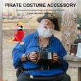 thumbnail image 4 of Lanzador loro en el hombro Adorable dibujos animados rellenos parrot para niños Pirata Accesorio de disfraces Juguete, 4 of 7