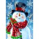 thumbnail image 1 of ZHAOCHENG Kits de pintura de diamante 5D de Navidad – Muñeco de nieve con taladro redondo completo y pinturas de puntos de diamante para principiantes (12.0 x 16.0 in), 1 of 5