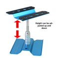 thumbnail image 4 of Car RC Model Car Repair Stand Alloy Height Adjustable Rotatable Lockable 1/16 1/10 1/8 RC Car Work Station, 4 of 7