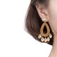 thumbnail image 3 of 2 pares de pendientes bohemios de concha tejida a mano, estilo vintage, con forma de lágrima, con gotas de agua huecas, joyería de verano, pendientes colgantes para mujer, 3 of 8
