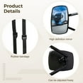 thumbnail image 3 of 2PCS Extension Towing Mirror,Universal Clip-on Towing Mirrors Extended Mirrors for Towing 360 Degree Rotation Adjustable Towing Mirror,ABS Shell Caravan Towing Mirrors for Car, Trucks, RV, Trailer, 3 of 7
