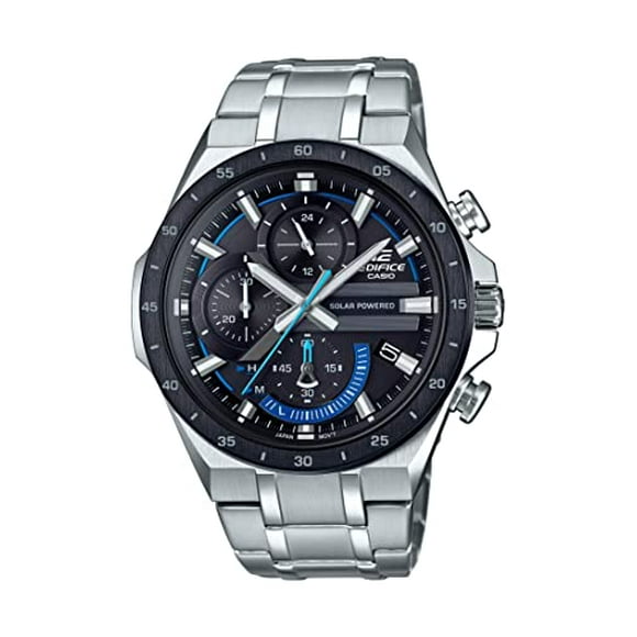 Casio Men's EQS-920DB-1BVCR Edifice Analog-Digital Display Quartz Silver Watch