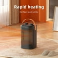 Small Space Heater With Automatic Shut Off Fast Heating Oscillating Space Heater Remote Control & Timer Auto Shut