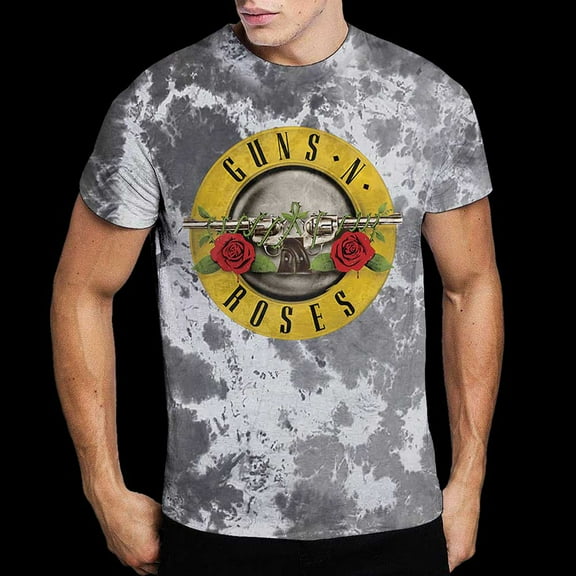 Guns N' Roses Unisex T-Shirt Classic Logo (Wash Collection) (XX-Large)