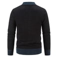 thumbnail image 5 of Fesfesfes Fleece Coat for Men's Fashion Fall And Winter Plaid Hooded Fleece Knitted Sweater Sweater Jacket On Sale, 5 of 5