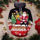 thumbnail image 3 of Nuevas sudaderas con capucha con estampado navideño de Papá Noel en 3D, sudaderas con capucha de moda navideñas para niños, sudaderas con capucha divertidas para mujeres, chándales, 3 of 5