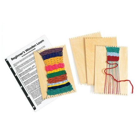 Wooden Loom - Colorations Beginner's Wooden Loom- Set of 12 (Item # RLOOM)