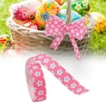 thumbnail image 4 of Siruishop Easter Ribbon Easter Decor Decorative Wrapping Ribbon for Festival Packaging Flowers 4.5m, 4 of 6