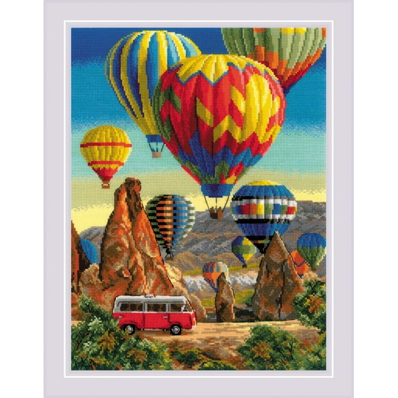 Festival in Cappadocia R2021 Counted Cross Stitch Kit