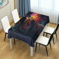 thumbnail image 4 of Yayeee Tablecloths 54" x 54" Rectangle Wrinkle Resistant Party Table Cover, Black Astronaut, 4 of 8